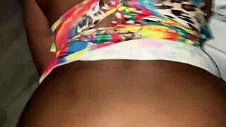 big booty ebony slut cheats with creamy backshots in bathroom party