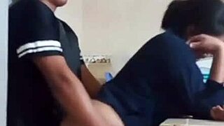 alone with hot maid, wife almost catches our fuckfest!