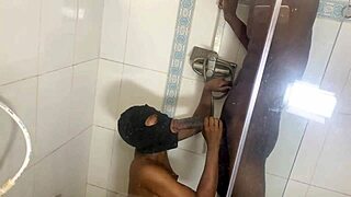 Fucked Hardcore by Monster BBC Deepthroat Blowjob in Shower Moans Alert Horny Neighbors
