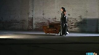 Tattooed brunette goddess in latex heels gets hardcore doggystyle pounding 😈🔥