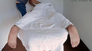 raven grey's nude massage turns into fingering happy ending slut play