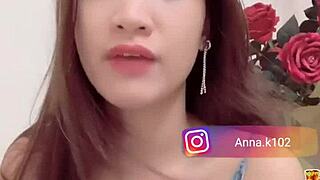 anna k102 flaunts her huge natural tits closeup