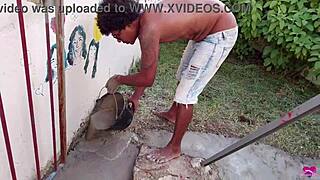 i pay handyman with my tight ass creampie and wild squirt