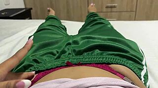 Colombian student uniform fingered to juicy pussy squirt orgasm