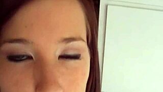 Brookeskye Teases in Black Lingerie with Vibrator on Pussy