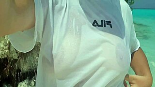 Extreme Slut Plays with Wet Pussy Outdoors