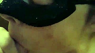 bored housewife with big tits gives blowjob to neighbor