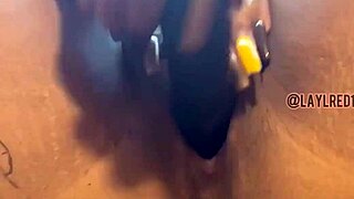 layla red really knows how to fuck herself best.