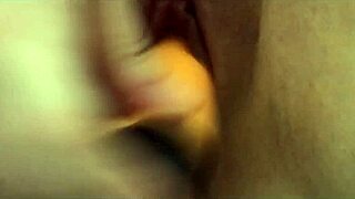 Hot latina swimming naked, rubbing her pussy closeup for orgasm.