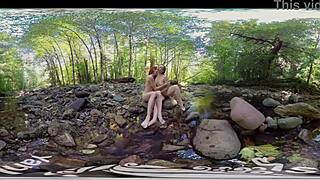 Yanks amateurs ana molly and belle having lesbian fun outdoors