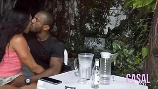 I came hard with my best friend's sister caught in the backyard 😏