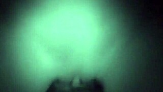 Couple engages in activities in the dark until climax.