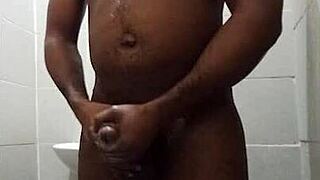 My boyfriend, show me that big dick in the bathroom now!