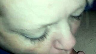 Another amateur blowjob captured in homemade style