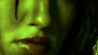 Sensual oriental babe performs nude ritual dance