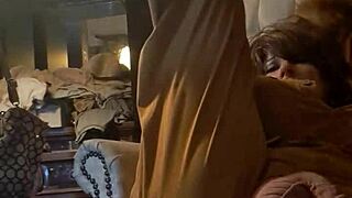 fine tranny slams big dildo