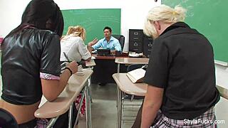 Shyla Stylez, the blonde pornstar, gets her ass and pussy fucked hard before a facial cumshot