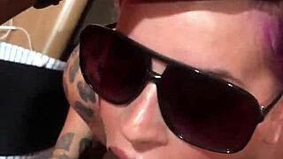 Latina Slut Sucks Big Black Cock In Dressing Room