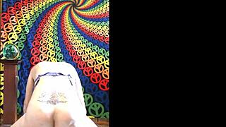 Nipplesmac explores self-pleasure with toys and dildo