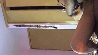 latina friend rides and squirts creampie on camera