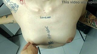 nicol givs me a deepthroat blowjob and i masturabte to it, part 2