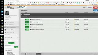 girls use double-sided dildo together