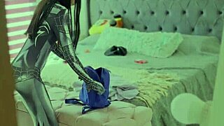 Wow! Karol Smith, sexy friki, banged by stepbro for convention pass, creampied inside!