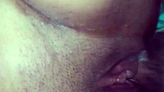 morena babe rides big cock, squirting hard while her shaved pussy drips