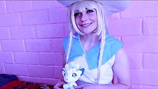 Sweet cosplay girlfriend shines in cute costume clip