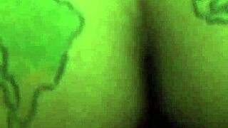 Riding that big black cock like a pro, tattoos showing