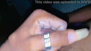 I am creaming my cock with this masturbation session