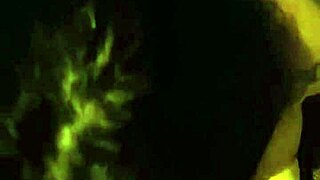 Watch her give a blowjob in the pool, moaning loudly as they have sex