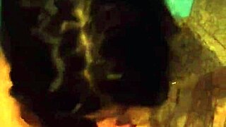 Watch her give a blowjob in the pool, moaning loudly as they have sex