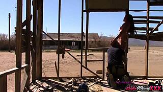 Sofie Marie bent over for a hard outdoor fuck! 🔥