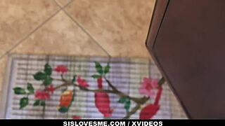 hot teen 18+ persuades stepbro with ball play