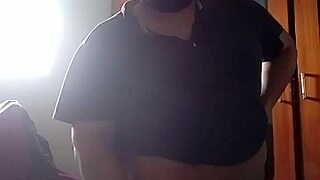 Enjoying a burst of pleasure in this sexy moment