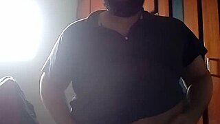 Enjoying a burst of pleasure in this sexy moment