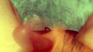 a solo session where she masturbates alone in her room, feeling relaxed and free