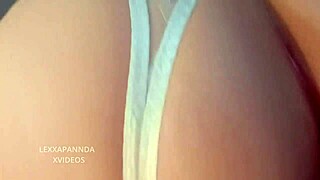 Chica in White Thong Convinces Me for Bareback Doggystyle and Blowjob