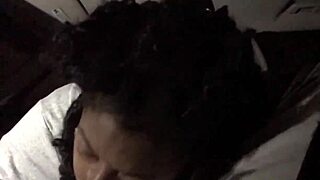 ebony milf gets dick wet by the water at night