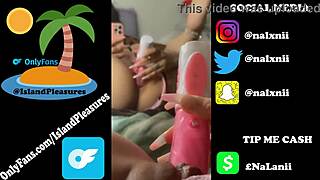 I love watching Nalxnii, the petite Caribbean teen, finger her pretty pussy on Instagram.