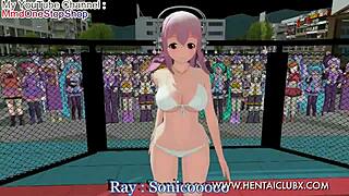 I love watching anime girls fight and get ballbusted.