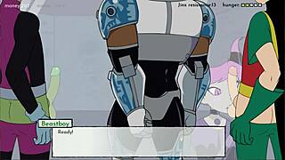 Wow, Jinx in 18Titans episode 18 gives blowjobs to all the guys!