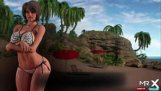 Mature Milf Masturbates Wildly on Beach in Treasureofnadia