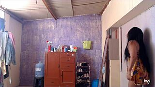 this time sol lets me see her red panties do you want me to show more? 👀