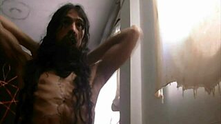 Bearded Lady Teases With Intense Feet And Cock