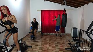 Hey, new girl, wanna bend over after gym? Lucky guys ask.