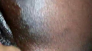 Can you handle this ebony fisting session?