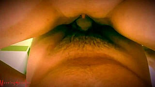 intense bathroom quickie on the washing machine, feeling every creampie thrust.