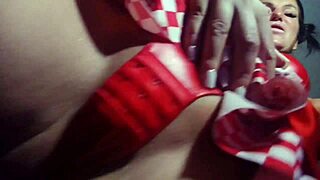 Slave Licks Pussy And Gets Strap-On Fucked!